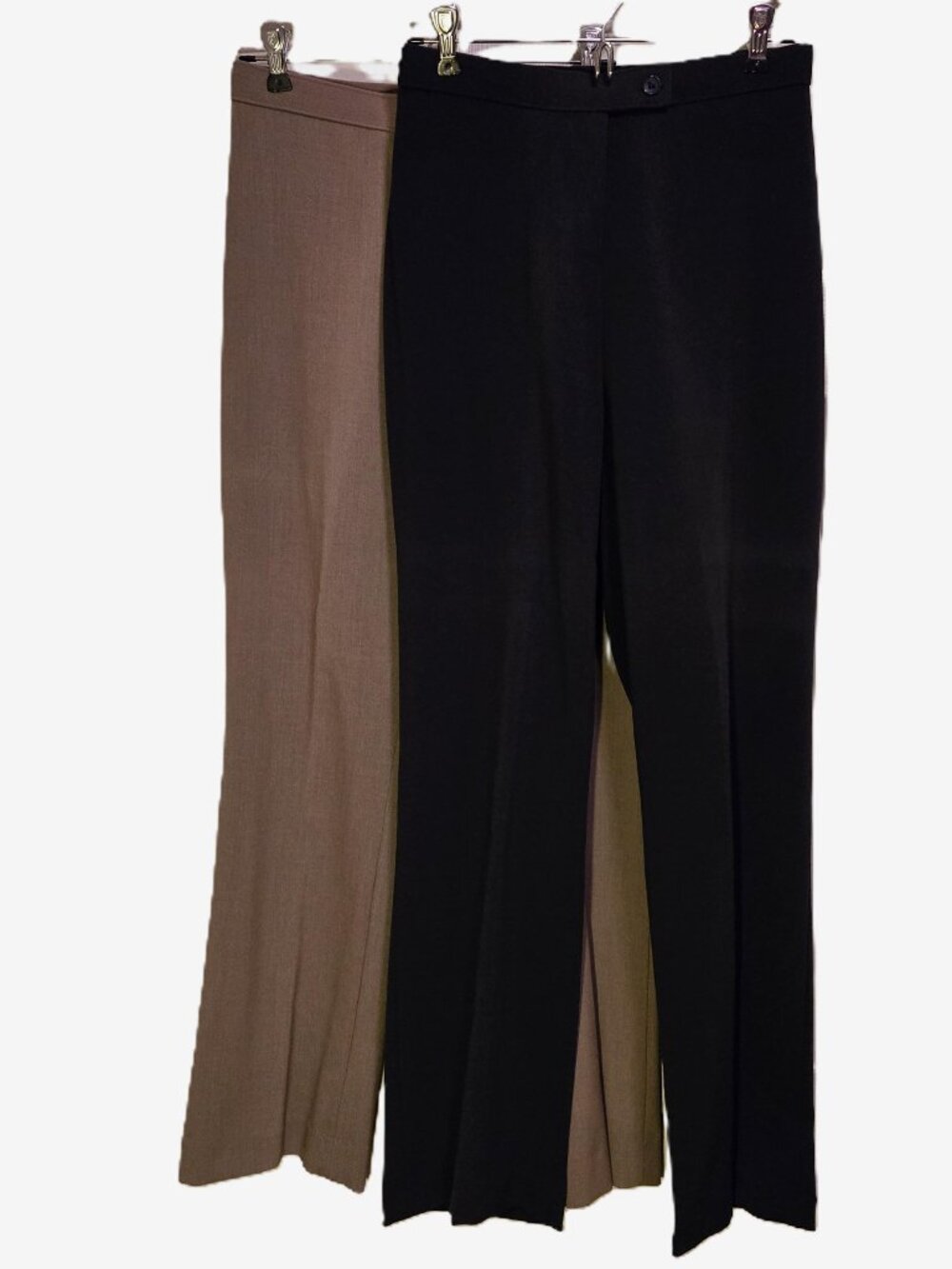 EAST 5TH NWOT Women's 4P Set of 2 Straight Trouser Dress Slacks Pants Navy&Tan